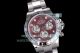 JH Factory Swiss 4130 Rolex Daytona Stainless Steel Rose Red Dial Watch (2)_th.jpg